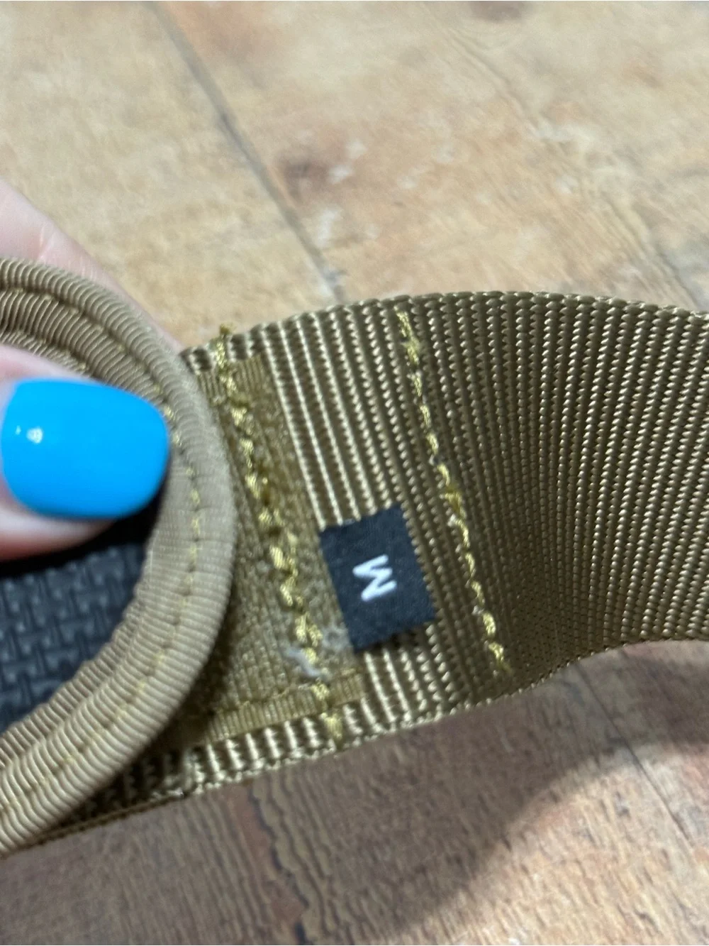Zero Foxtrot TAC Belt (Tac Gun Belt), size Medium, in coyote brown / tan